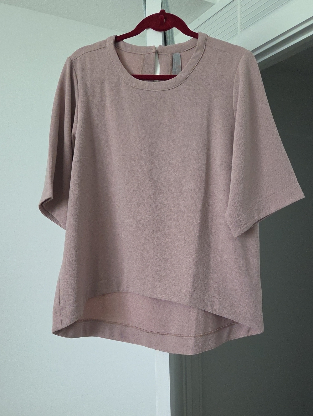 Melissa McCarthy Seven7 Light Mauve Short Sleeve Tee